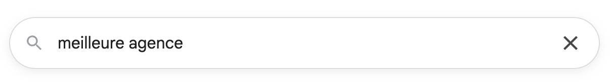 Recherche Google : meilleure agence
